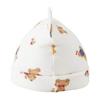 Miki House Baby Hood Hat, Made in Japan, for Boys and Girls, Newborns, Baby Clothing, One Size Fits All (36-40cm), White, 40-9238-495