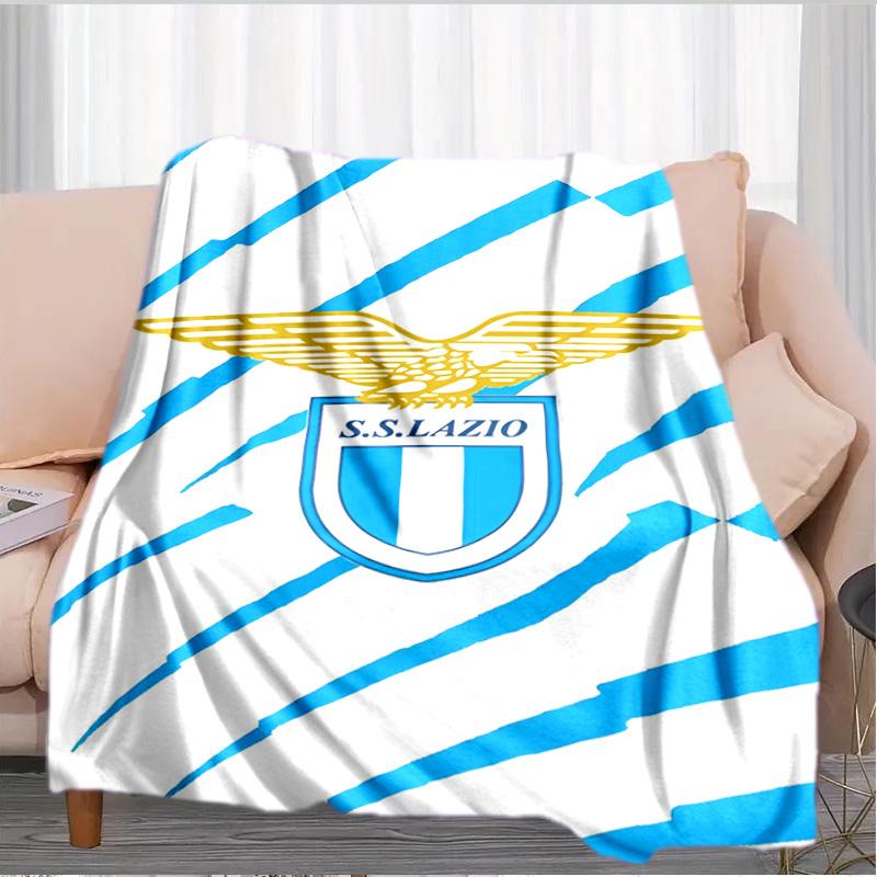 Lazio Football Club Emblem Blanket Suitable for Sofas, Beds, Offices, And Camping - Perfect Gift for Halloween Christmas