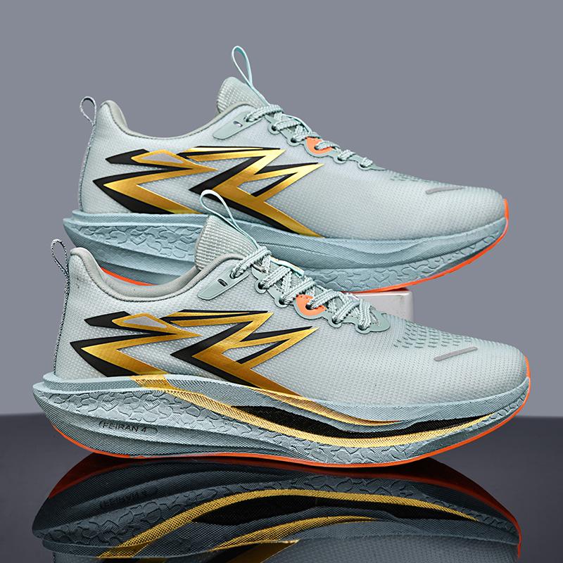 Summer Marathon Air Cushion Sports Running Shoes Men Breathable Lightweight Women's Comfortable Athletic Nonskid Sneakers