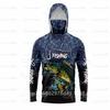 Ice Silk Fishing Shirt Long Sleeve Hooded Sun Protection Quick Dry Breathable Outdoor Gear