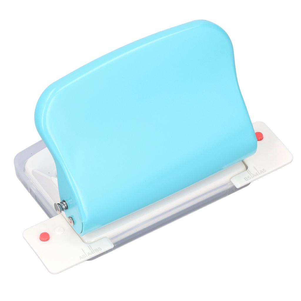 Paper Binding Machine Handheld Portable Spiral Binder A4 A5 A6 A7 Coil Book Round Hole Puncher School Home Light Blue