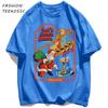 Let Is Catch Santa Printed TShirt Men Cotton Summer T Shirts AllMatch Trendy Clothing Unisex Comfortable Colour Streetwear