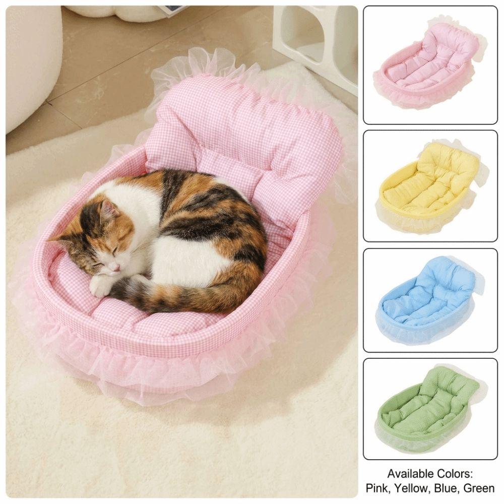 Thickened Pad Pet Bed Mat Non Stick Hair Dog Bed Cozy Rest Small Dog Bed Cats