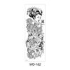 Long Flower Full Arm Waterproof Temporary Tattoo Stickers
