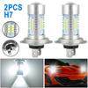 2pcs Automotive Led Fog Lights H7 3030 21smd 21w High Current Headlights