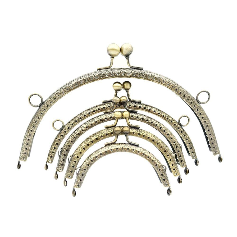 Винтажная застежка для кошелька, рамка для сумки, фурнитура для кошелька, мини-сумка, застежка-поцелуй, замок, сделай сам, ремесло