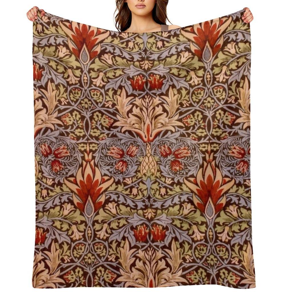 William Morris. Arts and Crafts. Uk. Throw Blanket Luxury Thicken Sofa Quilt warm for winter Kid'S Blankets