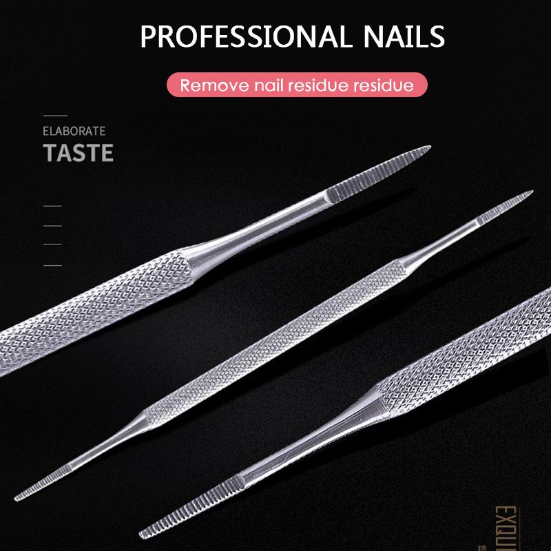 Stainless Toe Nail File Double Ended Pedicure File Satin Edge Ingrown Toe Nail Lifter Onychomycosis
