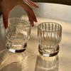 Стильная пузатая стеклянная чашка для кофе и напитков в инста-стиле