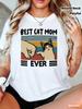 Cartoon Playful Style Best Cat Mother Printed TShirt Womens SummerSpring Short Sleeve Round Neck Casual Top