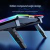 Ollymurs RGB Алюминиевая подставка-охладитель для игрового ноутбука