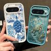 Чехол с принтом Рыба-черепаха для Google Pixel 10 Pro XL Для Google 9A 9 8 7 Pro 8A 7A Ударопрочный бампер Мягкая силиконовая задняя крышка телефона