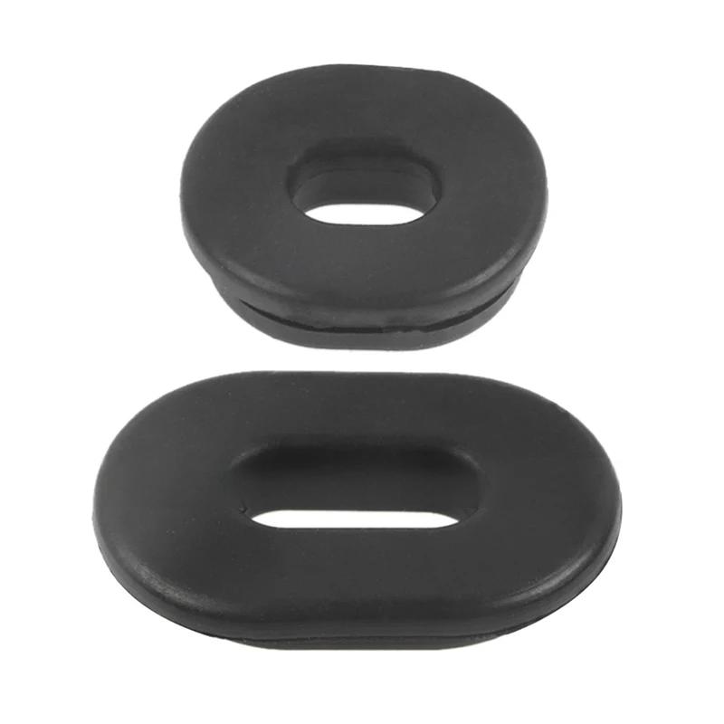 12Pcs/Set Motorcycle Body Side Cover Black Rubber Grommet Fairing Washer Bolts Fixed Rubber Ring Motorcycle Exterior Accessories