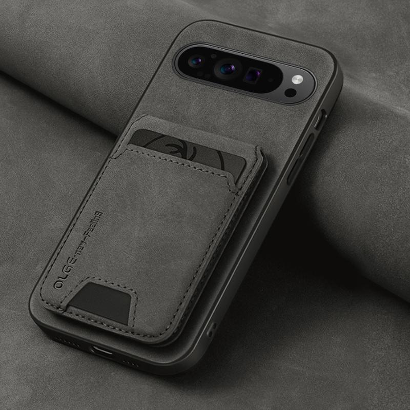 Новый мягкий TPU однотонный кожаный кошелек с отделением для карт, противоударный чехол для телефона Google Pixel 9 8 7 Pro XL 9A 8A 7A, задняя крышка