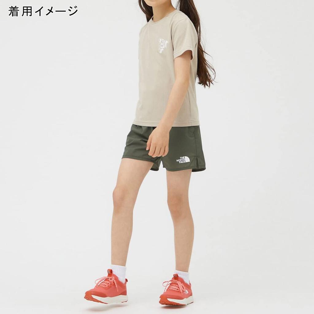 The North Face Swallowtail New Size 140 Short, Unisex, Water-Repellent, Windproof, Taupe,