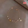 Exquisite Bracelets For Women Star Moon Zircon Pearl Bracelet Simple