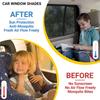 Car Sun Shade Front/Rear Side Window UV Sun Prevent Sunshine Blocker Cover Shade Mesh Car Window Shades for Child Baby