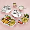 Kids' 304 Stainless Steel Divided Dinner Plate Set