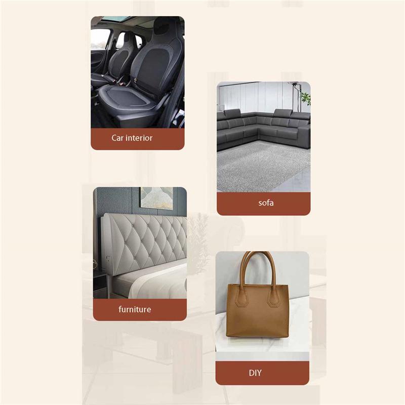 Прочная самоклеящаяся виниловая пленка из искусственной кожи - толщина 0,6 мм для ремонта дивана, обновления мебели, облицовки шкафа и столешницы