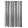 180x180CM Shower Curtain with Stainless Steel Buckle 12 Hooks Grey Grid PEVA Bath Curtain Set for