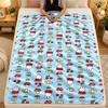 Flannel BlanketMiffy Warm Soft Throw Blanket for Indoor Sofa Bed Living Room Use