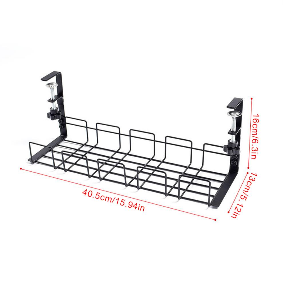 Лоток для прокладки кабелей под столом, настольный органайзер для кабелей без сверления, органайзер для кабелей в ящике для прокладки кабелей на столе.