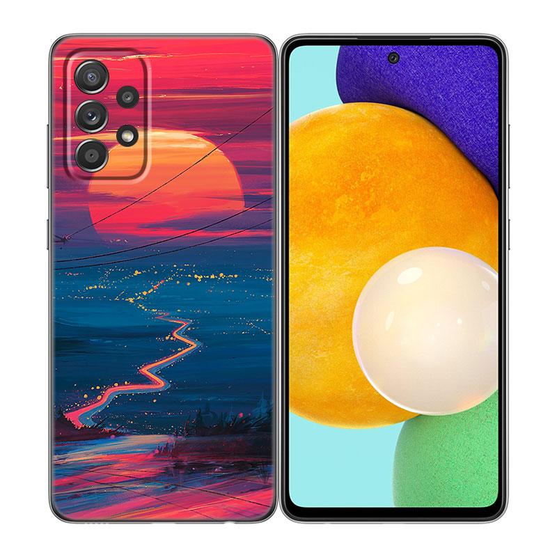Арт Пиксельная Эстетика Чехол для Телефона Для Samsung A04 A21 A30 A50 A52 S A13 A14 A22 A23 A32 A53 A73 5G A11 A12 A31 A33 A51 A70 A71 A72