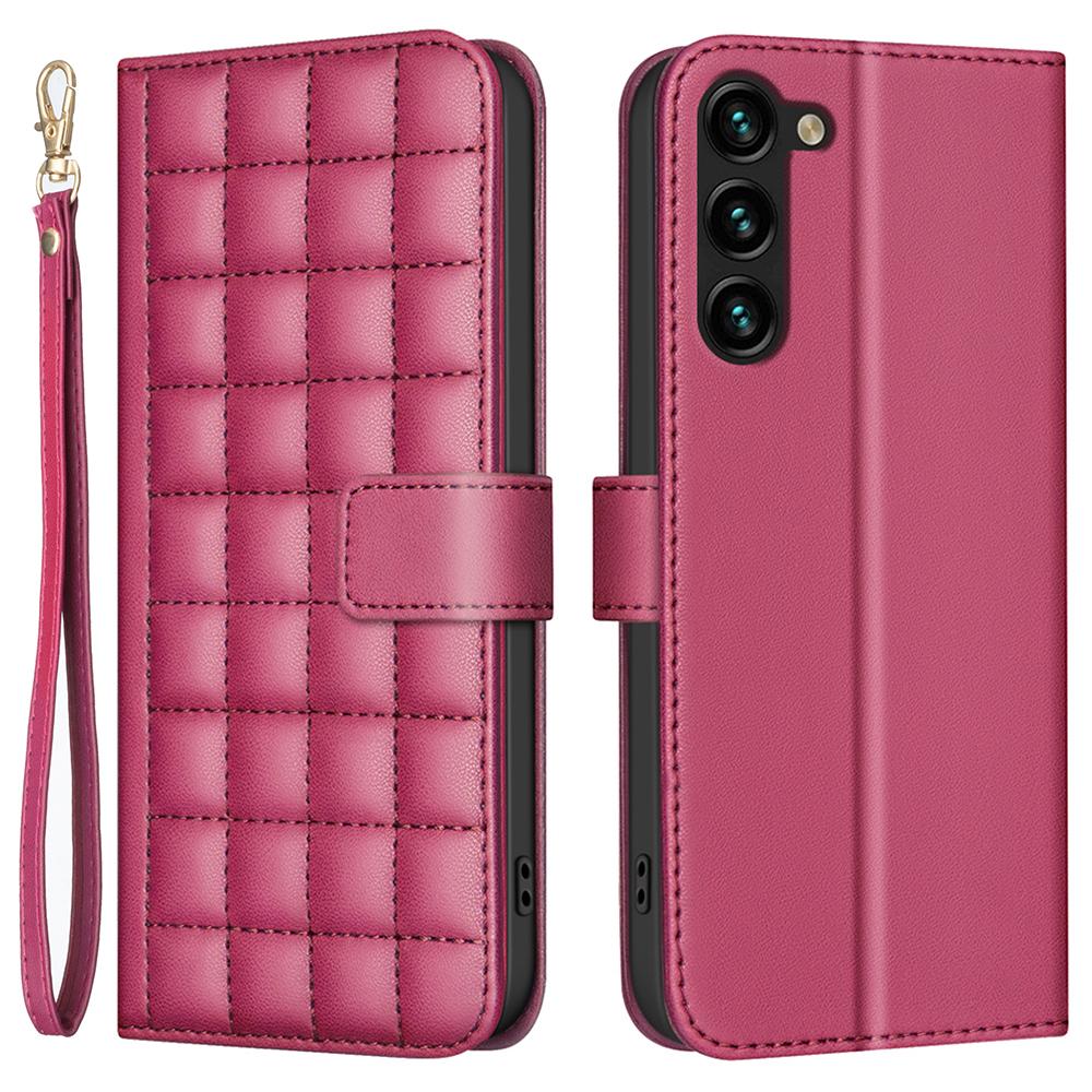 For Samsung Galaxy S23 Case Magnetic Clasp Leather Phone Cover