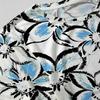 Women's Eye-catching Floral Print Short Sleeve T-Shirt Street Casual, Comfortable, Versatile for Daily Commute, Summer Beach & Campus Outfit