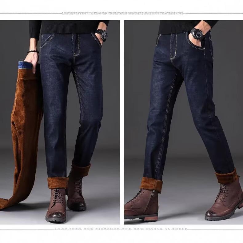 Новые вельветовые джинсы мужские деловые универсальные осенне-зимние повседневные износостойкие выстиранные прямые брюки мужские