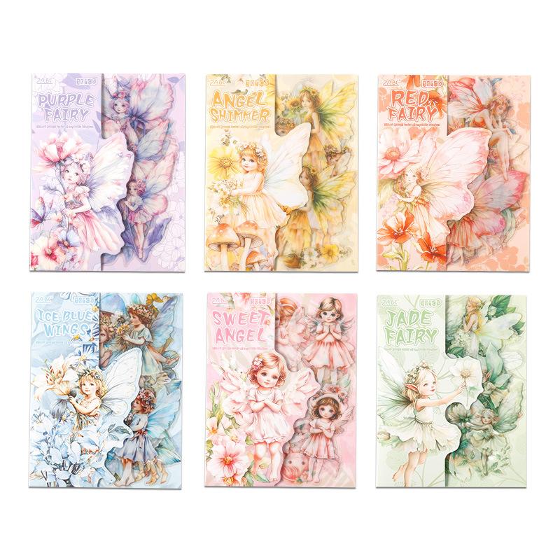 30 pcs Kawaii Cartoon Angel Elf Stickers pack Decorative Hand Account Diary Album Scrapbooking material Craft Supplies