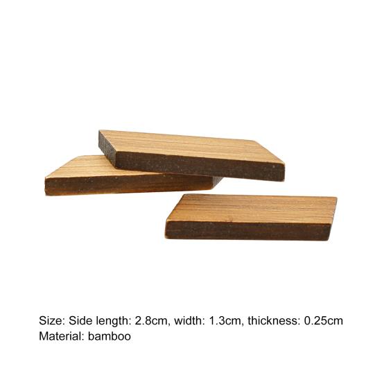 24 шт. Декоративный бамбук Красивый Маленький 1:12 DIY кукольный домик имитация деревянного пола кукольные аксессуары