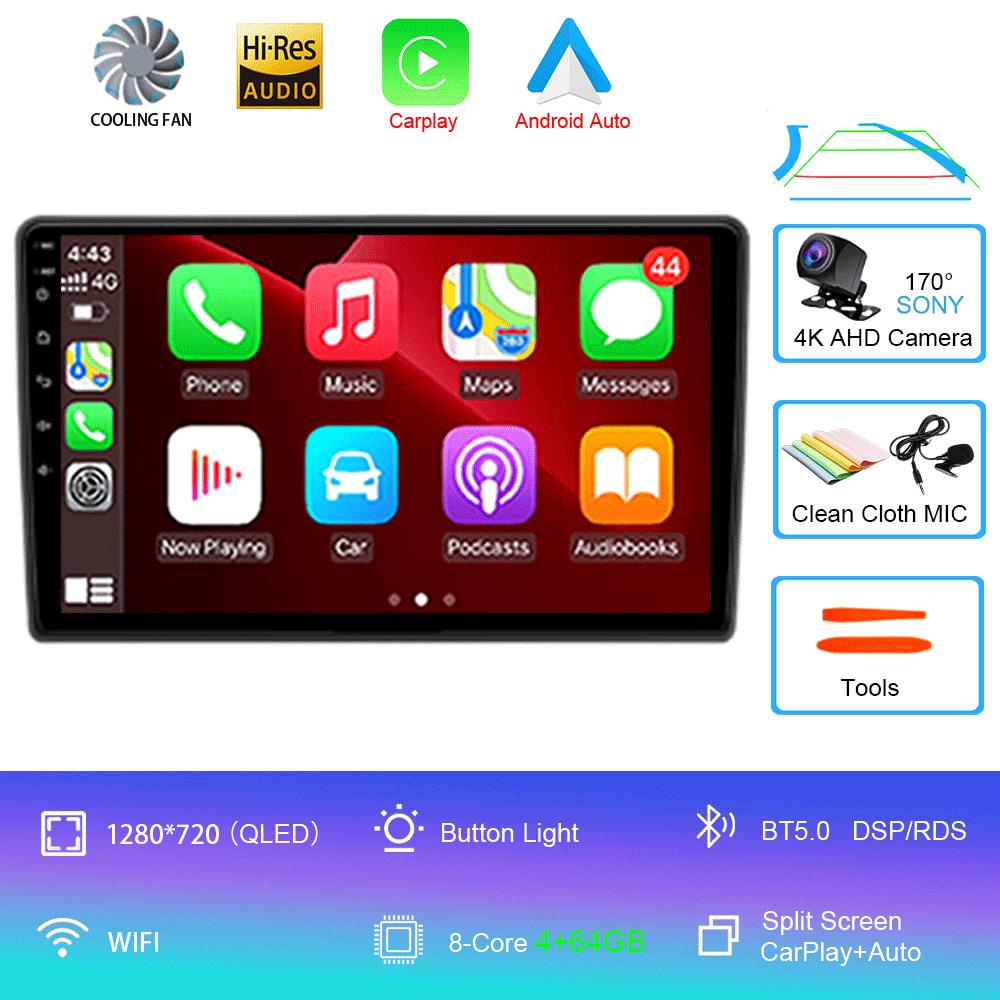 Для Volkswagen VW Golf 4 IV Jetta MK4 Classics Car Radio Android 14 Multimedia Player Carplay GPS Android Auto Stereo DSP 2 Din