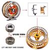 SOUGAYILANG 5/6wt Aluminum Fly Fishing Reel Die Full Metal Casting Left/right Hand Fly Fishing Reels