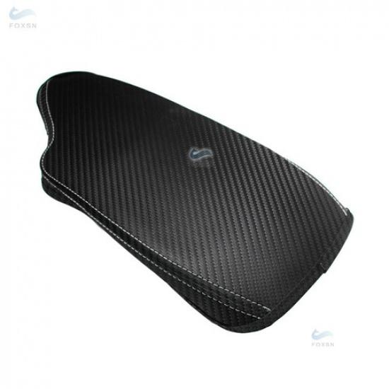 For BMW 3 Series F30 13-18 1*Carbon Fiber Leather+W Center Console Armrest Cover