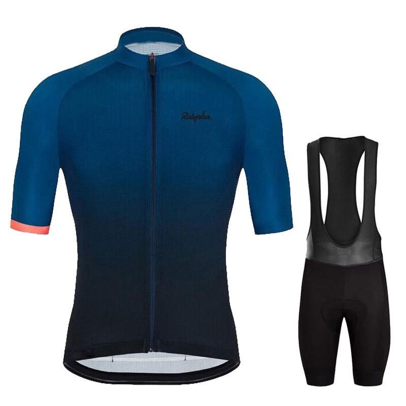 Gradient Color Breathable Cycling Suit Short-sleeve Road Bike Mountain Bicycle Equipment
