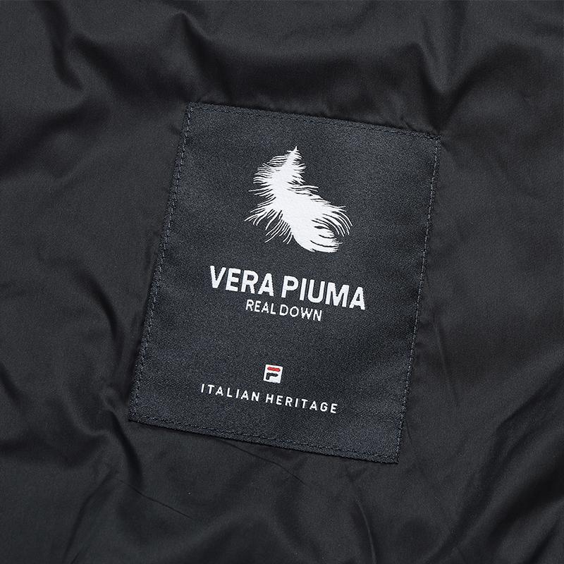 Men's Vest FILA WHITE Down Vest Men's Jet Black