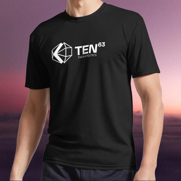 New Shirt Ten63 White - Active Logo T-Shirt Funny Size S to 5XL