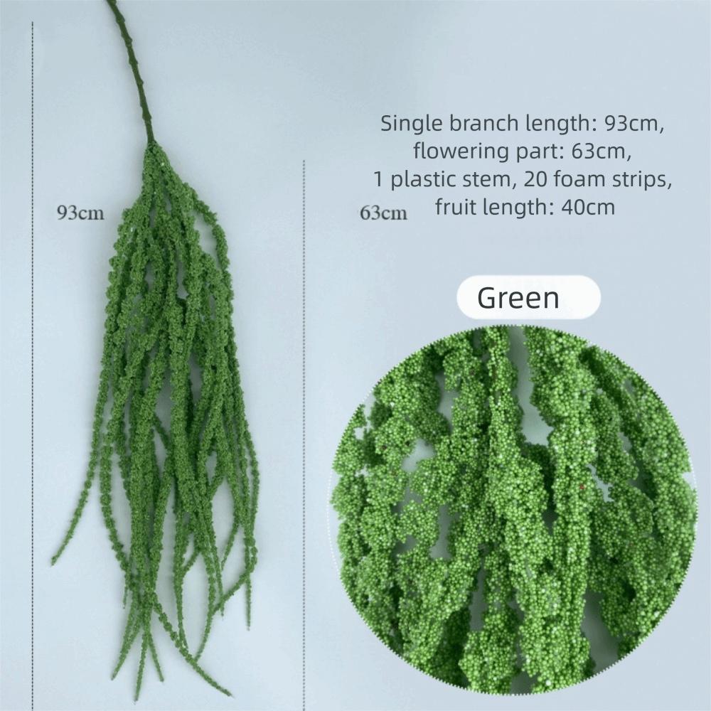 Multicolor Artificial Hanging Plant Ornament Hanging Amaranthus Flowers  Gift