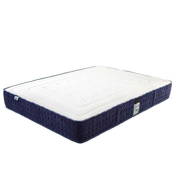 Matelas 180x200 cm,Nuage,24 cm,mousse mémoire de forme,mi-ferme,face été/hiver + 2 oreillers + couette