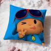 Милая мультяшная наволочка P-Pocoyo Премиум-комфорт Двусторонняя наволочка - Дизайн «Два в одном» для любой комнаты и салона автомобиля