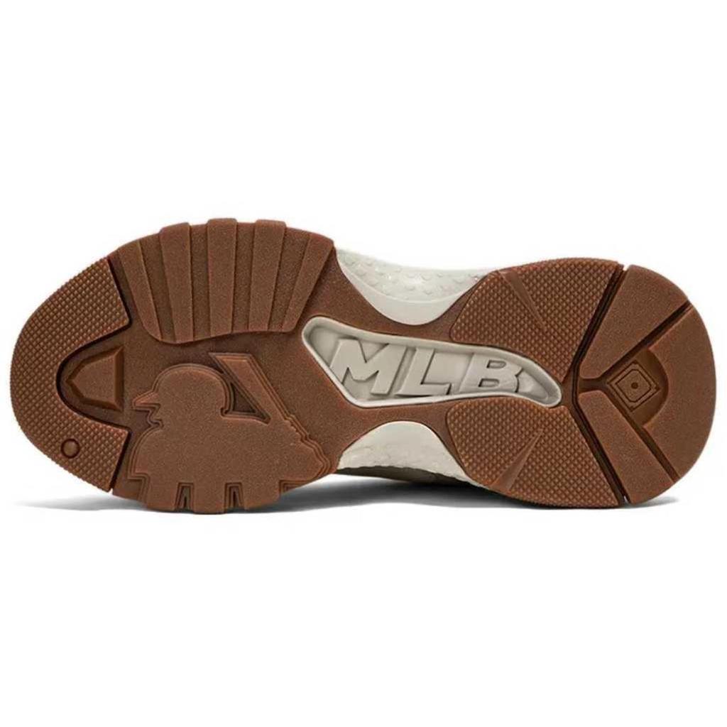 MLB Slip Resistant Support Low top Chunky Sneakers Unisex Beige Brown Black 3ASHBNA3N-50CRS(Team131-1)