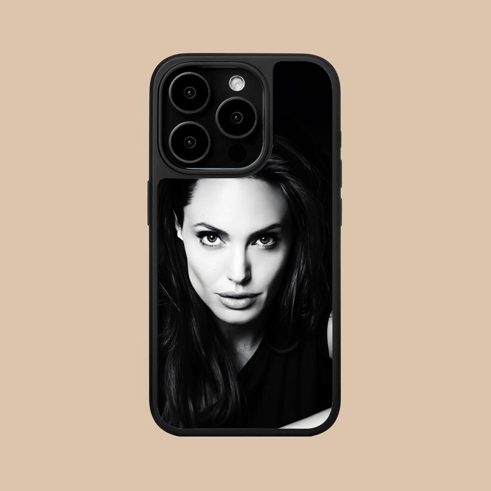 Angel Jolie Matte Surface Mobile Phone Case for iPhone 17 16 15 14 13 12 11 Air Pro Max Plus Colorful Cover