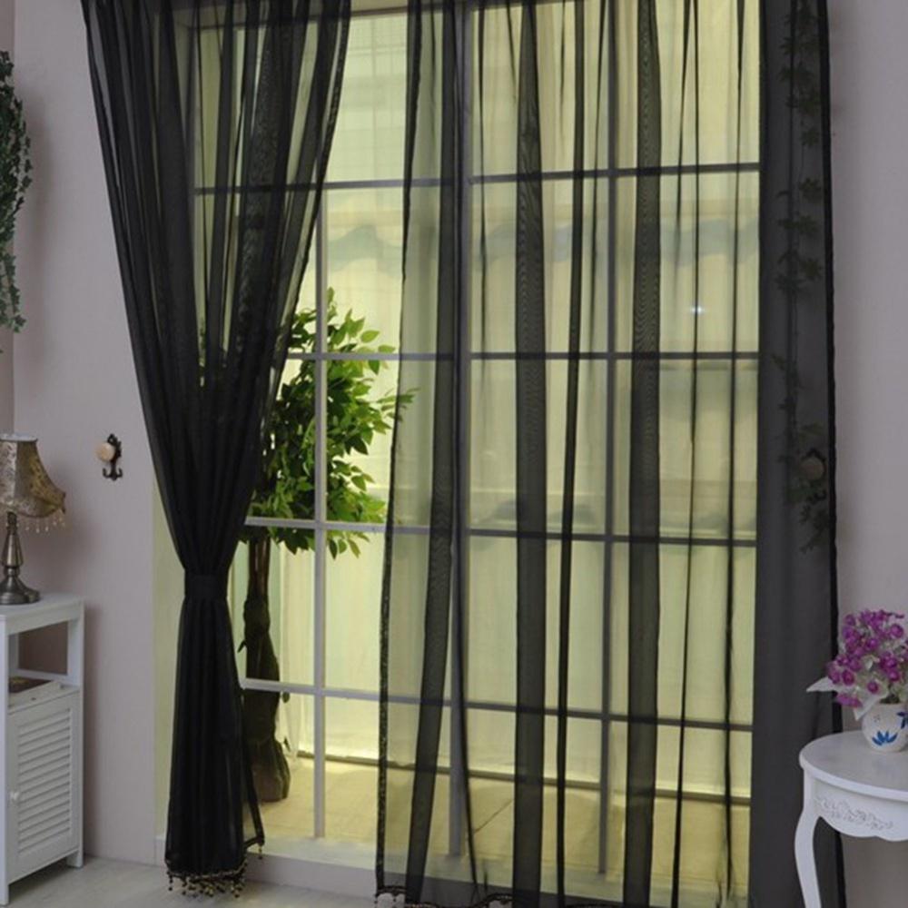Прозрачные прозрачные тюлевые шторы, однотонные разноцветные шторы для окон, дверей или шторы для спальни, гостиной, свадьбы