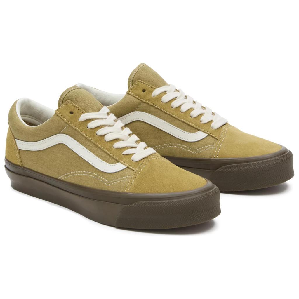 Vans Old Skool Reissue 36 LX Удобные Универсальные Низкие Кеды для Скейтбординга Женские кроссовки Зеленый Белый VN000CT96DY