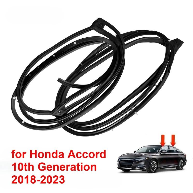 EPDM Flame-retardant Weatherstrip Seal for Honda Accord 10th Gen 2018-2023 Doorpost Rubber Strip 72350-TVA-A01 72310-TVA-A01