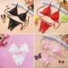 Women Fashion Sexy Lingerie Underwear Bra Lace Nightwear Babydoll G-string