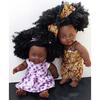 30cm Real Life Baby Girl Doll Vinyl African Newborn