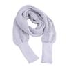 Women Knitted Scarf with Sleeve Fall Winter Warm Shawl Wrap Cardigan Solid Color