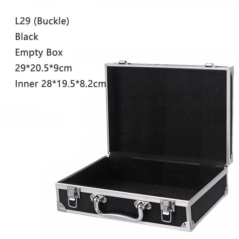 Портативный алюминиевый кейс для переноски, защитное оборудование с паролем, дорожный ручной ящик для инструментов с замком